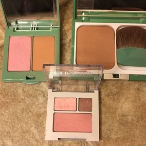 Clinique blush, bronzer and Strawberry Fudge duo